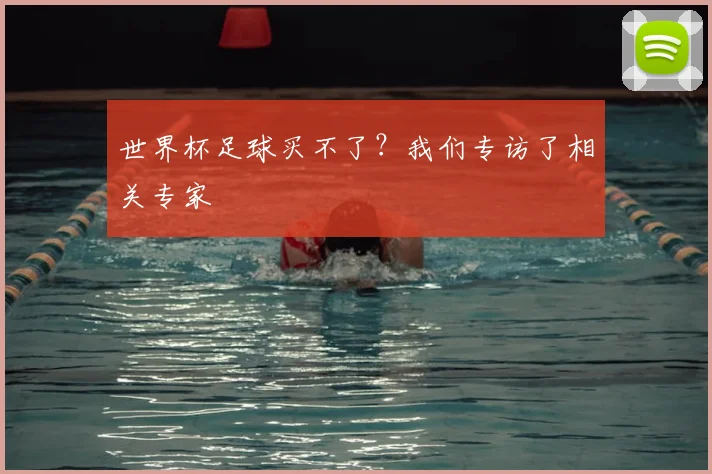 世界杯足球买不了？我们专访了相关专家